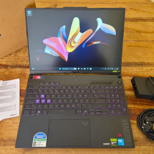 Notebook Gamer ASUS TUF Gaming F16 RTX 4050 6GB Core 5 16GB DDR5 Tela 16 Pol 144Hz
