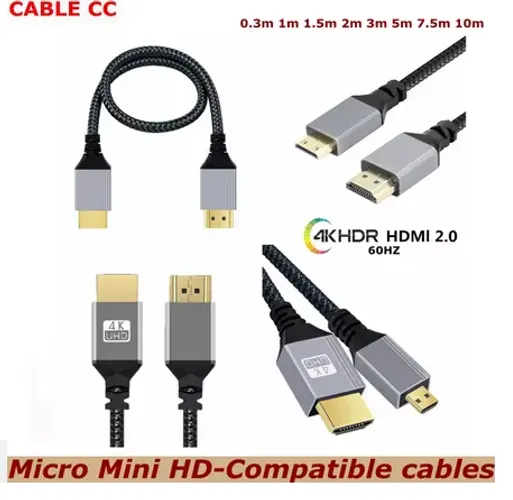 Cabo Mini Hdmi p/ Hdmi 