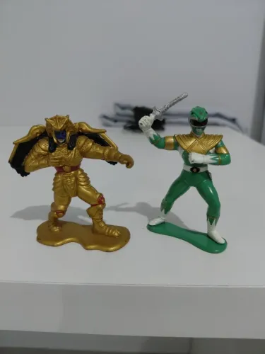 Power ranger Green e Goldar 6 cm