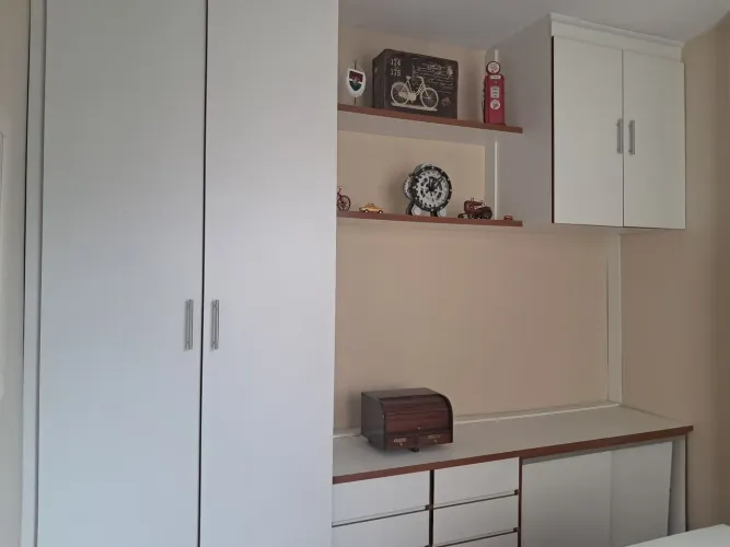 Armario com prateleiras para quarto ou escritório 