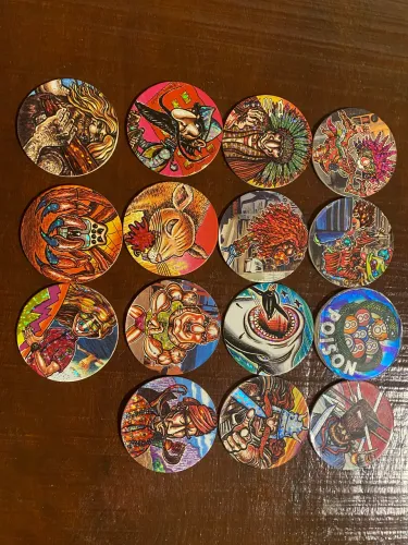 Lote tazos Chupa Caps 15 tazos
