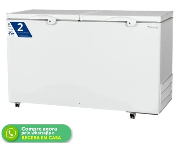 Freezer Horizontal Tampa Cega 503 Litros Fricon Novo