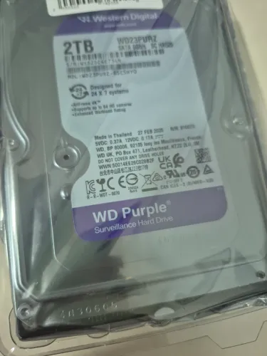 HD PURPLE 2TB NOVO