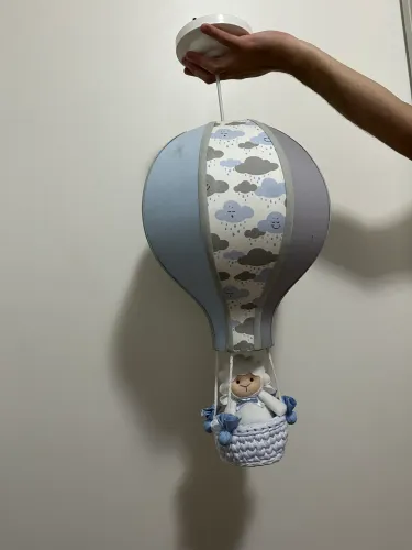 Lustre infantil masculino balão 