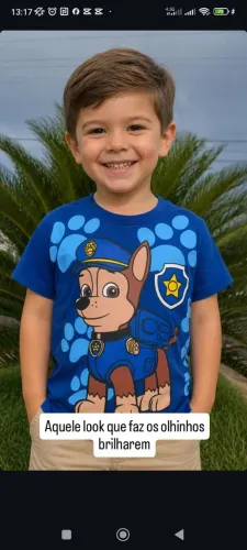 Camiseta Patrulha Canina Chase