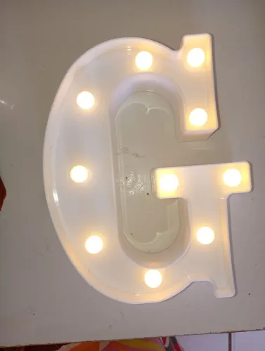 Iluminaria Letra G