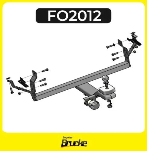 Engate Fixo Ford Ford Fusion 2013-2018 700 Kg De Tração