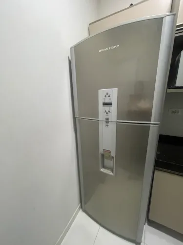     Geladeira Brastemp BRZ49B Frost Free Inox Duplex