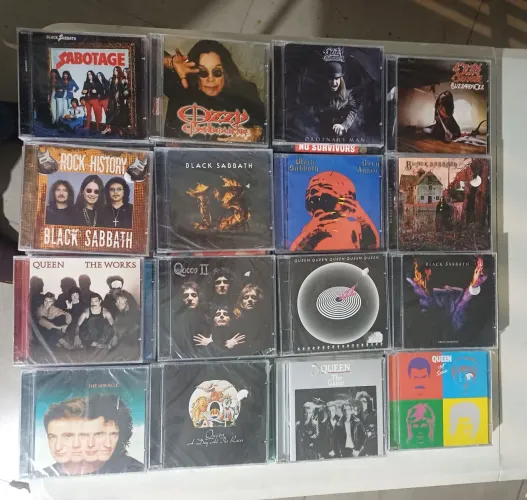 CDs rock, pop, metal , mpb