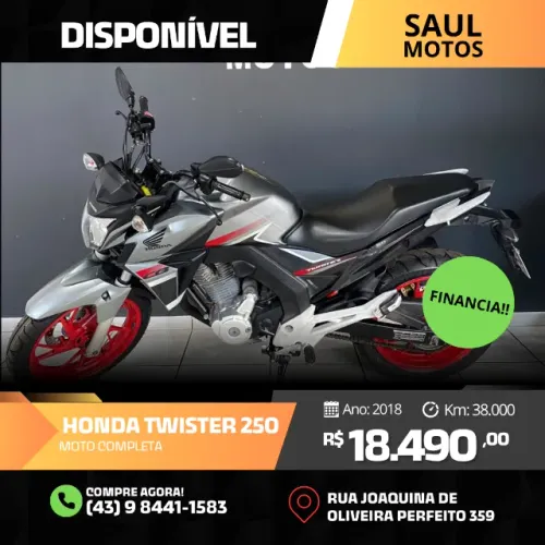 Honda CB Twister/flexone 250cc 2018