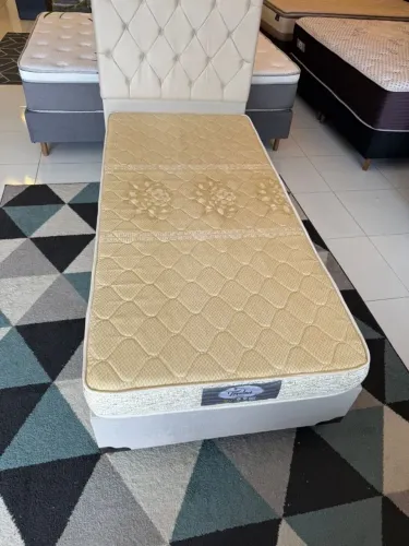 Cama Solteiro D33 + CABECEIRA E BASE - Entrego! O