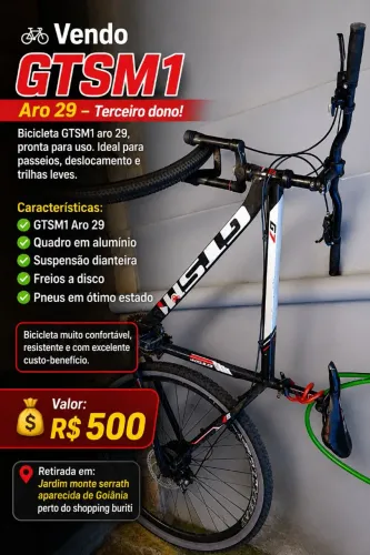vendo bicicleta da GTSMI