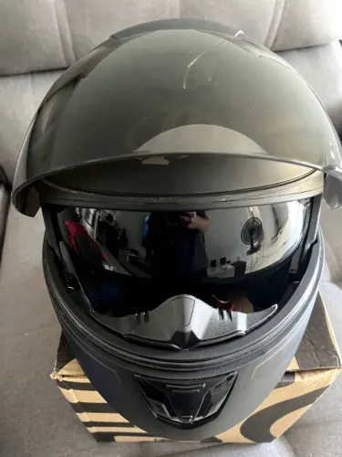 Capacete Peels U-RB2 Articulado - Tam 58 - Na Caixa + 2 Viseiras (Fumê e Cristal)