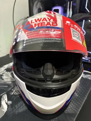 (NOVO) CAPACETE LS2 CLASSIC DRAZE AZUL - VERSÃO IMPORTADA