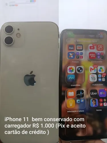iPhone 11 bem conservado