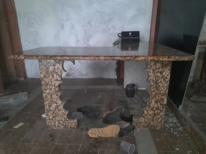 Mesa de granito para escritorio