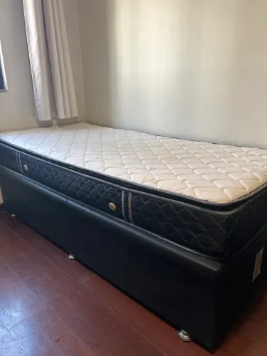 Cama solteiro box baú Eurosono