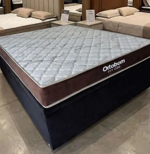 Cama box casal D33 Ortobom entrega grátis 