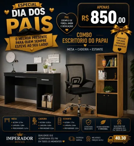 Combo Escritório do Papai