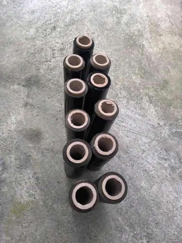 11 bobinas de plástico strech preto super grossa