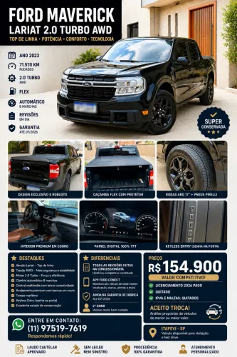 Ford Maverick Lariat FX4 2.0 Ecoboost Aut. 2023
