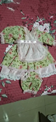 Vestido antigo para bonecas antiga