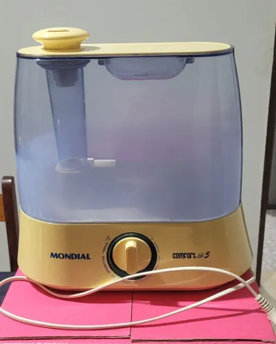 UMIDIFICADOR PURIFICADOR DE AR ULTRASSÔNICO MONDIAL CONFORT AIR 5 (ATÉ 21H COM 5,2L)