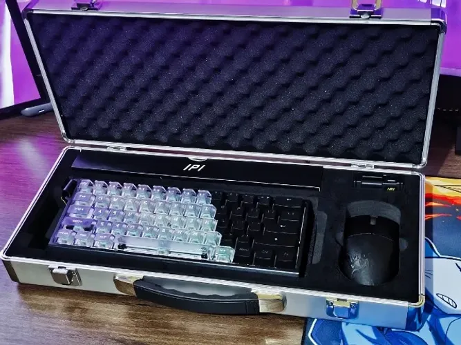 Teclado Wooting 60he + Mouse IPI QI Pro + Extras