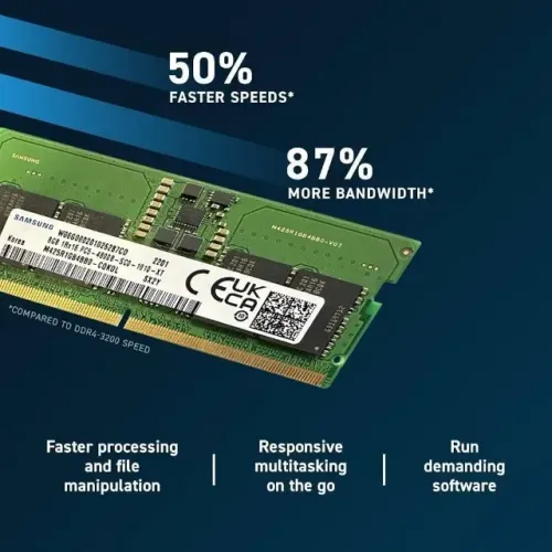 MEMORIA SODIMM SAMSUNG 16GB DDR5 4800MHZ 2X8GB