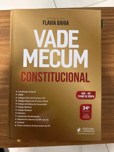 VADE MECUM FLÁVIA BAHIA OAB 46 CAPA DURA