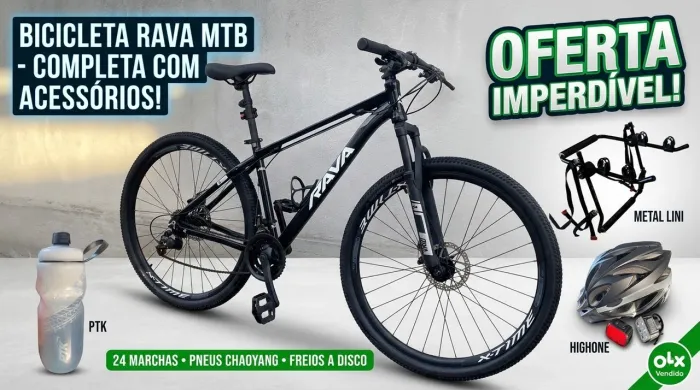 Bike MTB Rava Aro 29 + 5 Brindes