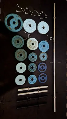 KIT DE MUSCULAÇÃO COMPLETO