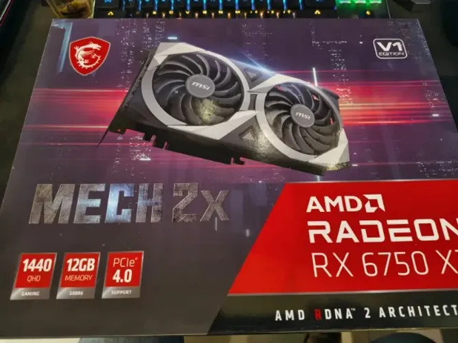Placa de Vídeo RX 6750XT 12GB MSI