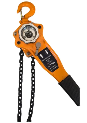 Talha Manual Com Alavanca 2 Ton 8mm, 3m Elevevação King Note