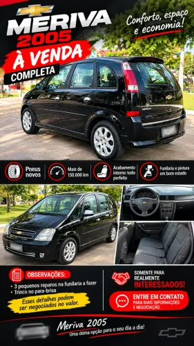 Chevrolet Meriva JOY 1.8 MPFI 8V Flexpower 2005