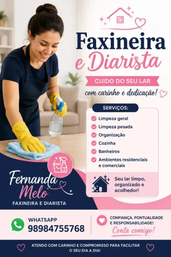 Faxina e diárias 