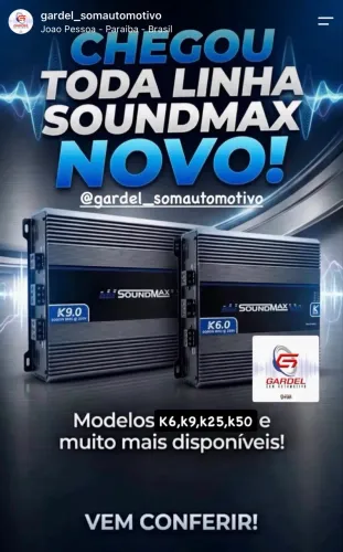 SoundMax Linha K toda linha k6 k9 k25 k50