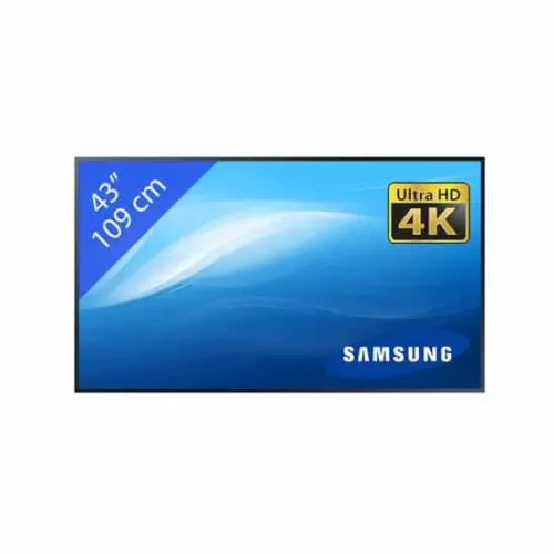 Monitor Profissional Samsung 43 QM43R 4K UHD/USB/HDMI/ DVI / DISPLAYPORT  PRETO 