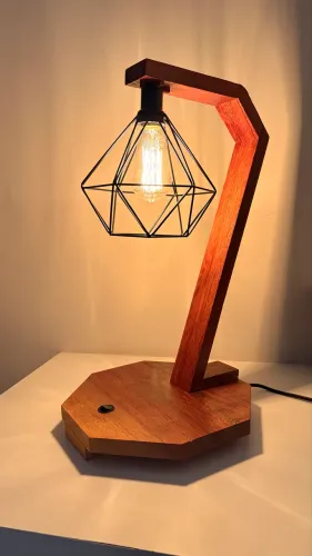 Luminária moderna design geométrico