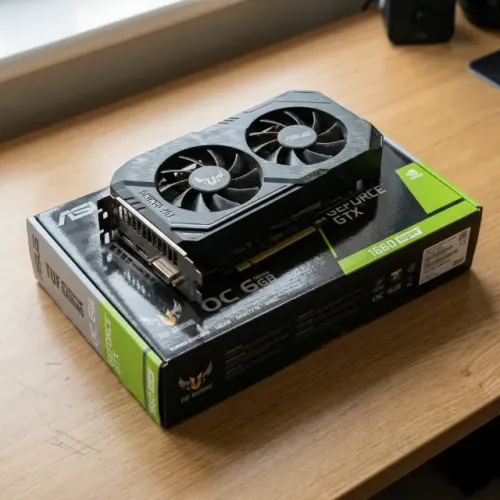 NVIDIA GeForce GTX 1660 SUPER ASUS TUF Gaming | 6GB GDDR6 | Na Caixa