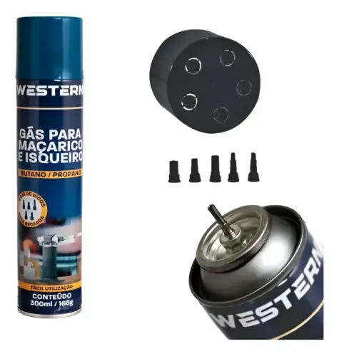Recarga Isqueiros E Maçaricos Gás Multi-bicos De 300ml