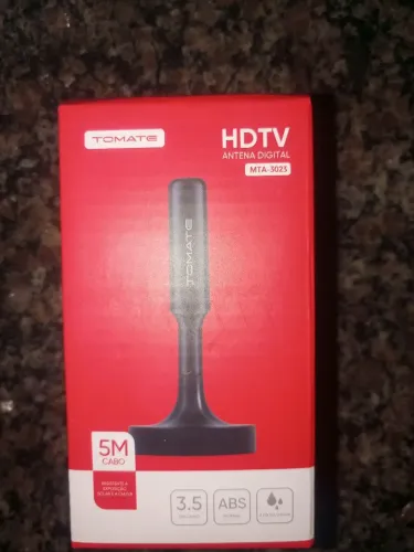 Antena Digital HDTV para televisão de Tubo cabo 5 metros nova na caixa