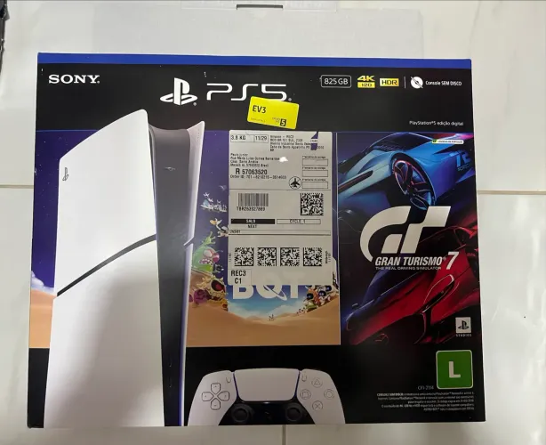 PS5 mídia digital 3 meses de uso 