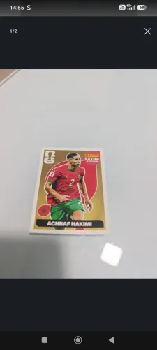 Figurinha Extra dourada