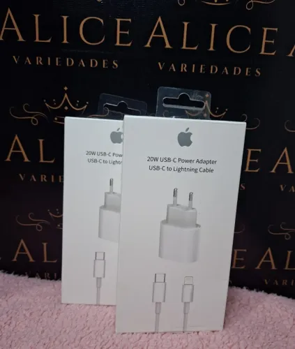 Carregador de iPhone completo