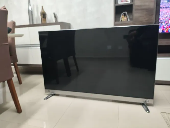 Smart TV 3D da LG 55LA9650 de 55 polegadas com defeito, não tem imagem, somente som