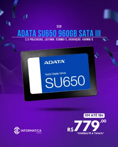 SSD ADATA SU650 960GB SATA III