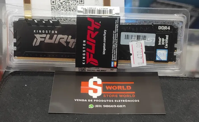 Memória ram 8GB DDR4 - Store World