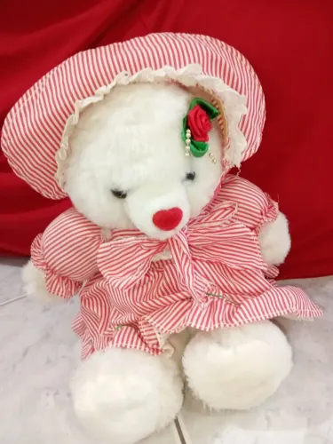 URSINHO ANGEL TOY LOS ANGELES USA - 28 CM - VINTAGE - ETIQUETA ORIGINAL ? ?