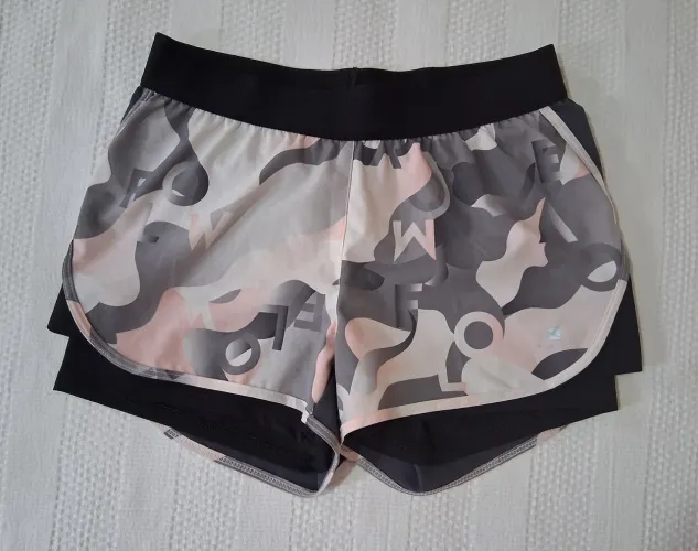Shorts esportivo feminino infantil Domyos - TAM 10